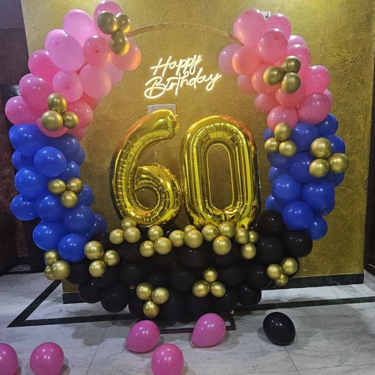 Birthday Balloon Decoration at Home